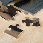 先住民アメリカン&ウルフ ジグソーパズル (側面)