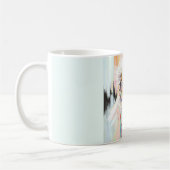 先住民アメリカン・ウーマン・アンド・イーグル コーヒーマグカップ (左)