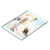 先住民アメリカン・ウーマン・アンド・イーグル ノートブック (左側)