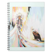 先住民アメリカン・ウーマン・アンド・イーグル ノートブック (正面)