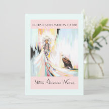 先住民アメリカン・ウーマン・アンド・イーグル