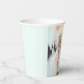 先住民アメリカン・ウーマン・アンド・イーグル 紙コップ (右)