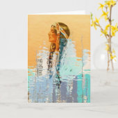 先住民アメリカン・グリーティング・カード・ハリソン・フィッシャー カード (黄色い花)