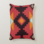 先住民アメリカン・ジョイ・パターン アクセントクッション (正面(垂直))