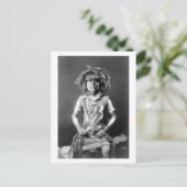 先住民アメリカン・スネーク神父, 1900 ポストカード (スタンド正面)