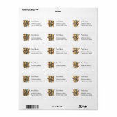 先住民アメリカン・スピリット・ダンス ラベル (フルシート)