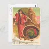 先住民アメリカン&トルコ ポストカード (正面/裏面)