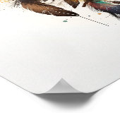 先住民アメリカン・ドリームキャッチャー・アートプリントポスター ポスター (角)