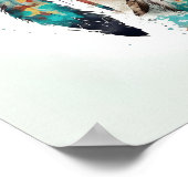 先住民アメリカン・ドリームキャッチャー・アートプリントポスター ポスター (角)