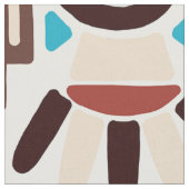 先住民アメリカン・パターン ファブリック (クローズアップ)