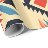 先住民アメリカン・パターン ラッピングペーパー (ロールコーナー)