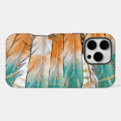 先住民アメリカン・フェザーiPhoneケース iPhoneケース (裏面横)