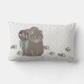 先住民アメリカン・ベア・スピリット・ガイド（トラック付き） ランバークッション (裏面)