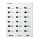 先住民アメリカン・メディシン・ホイール ラベル (フルシート)