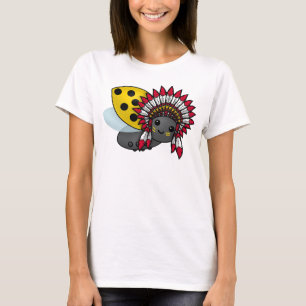 先住民アメリカン・レディバグTシャツ Tシャツ