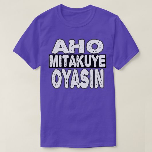 先住民アメリカンmitakuye oyasin (2) tシャツ (デザイン正面)