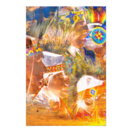 先住民アメリカンRAINBOW WARRIOR SPIRITSフォトプリン フォトプリント           