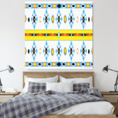 先住民アメリカンShoshone Stretted Canvas Print キャンバスプリント (インサイチュ (寝室))