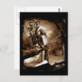 先住民アメリカヴィンテージはがき ポストカード (正面/裏面)