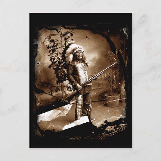 先住民アメリカヴィンテージはがき ポストカード (正面)