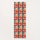 先住民アメリカ人女性がサンダー_コーブを流す ヨガマット (裏面)