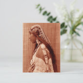 先住民アメリカ人女性 ポストカード (スタンド正面)