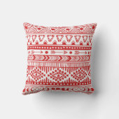 先住民アメリカ人:レッドインクドードル。 クッション (裏面)