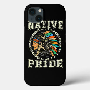 先住民アメリカ伝統インディアンヘアドインディゲノ iPhone 13ケース
