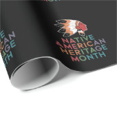 先住民アメリカ伝統月の顕彰文化 ラッピングペーパー (ロールコーナー)