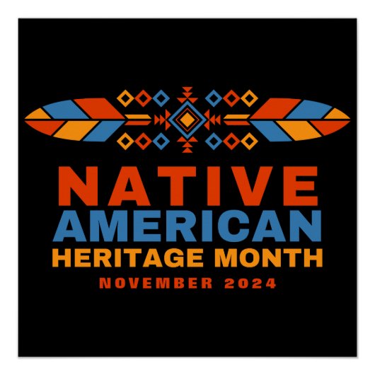 先住民アメリカ伝統月2025 ポスター (正面)