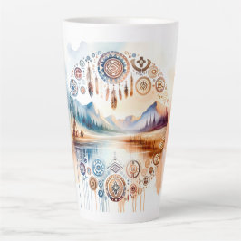 先住民アメリカ伝統月 カフェラテマグ