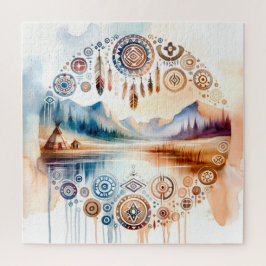 先住民アメリカ伝統月 ジグソーパズル