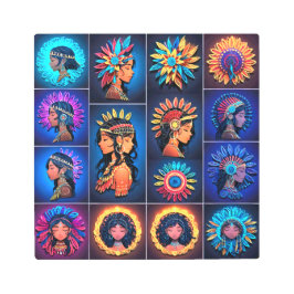 「先住民アメリカ伝統月」 メタルプリント