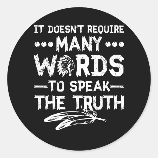 先住民アメリカ伝統月 ラウンドシール (正面)