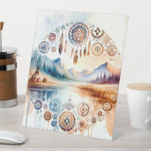 先住民アメリカ伝統月 台座サイン (インサイチュ)