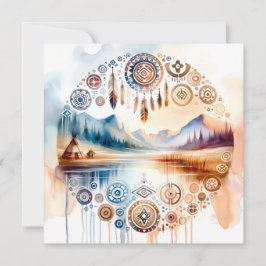 先住民アメリカ伝統月 招待状