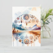 先住民アメリカ伝統月 招待状 (スタンド正面)