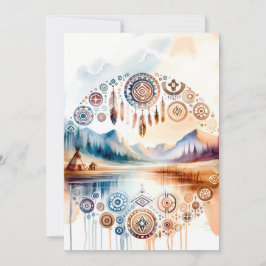 先住民アメリカ伝統月 招待状