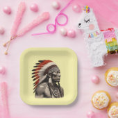 先住民アメリカ伝統 ペーパープレート (パーティー)