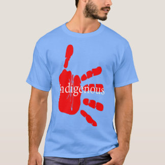先住民アメリカ先住民マスク Tシャツ