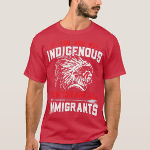 先住民アメリカ先住民移民 Tシャツ