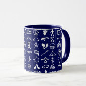 先住民アメリカ写真シンボルコーヒーマグ マグカップ (正面右)
