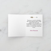 先住民アメリカ卒業サンキューカード サンキューカード (内部)