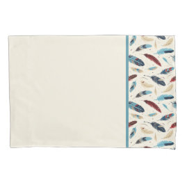 先住民アメリカ南西部の羽毛模様 枕カバー