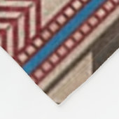 先住民アメリカ南西部の部族 フリースブランケット (角)