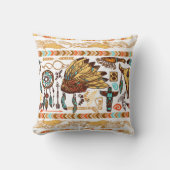 先住民アメリカ南西部デコのアクセント クッション (正面)