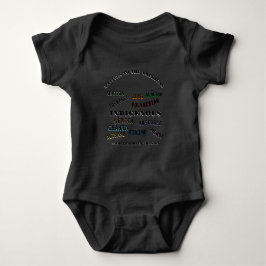 先住民アメリカ名Tシャツ生まれたばかりの~3X / ベビーボディスーツ