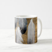 先住民アメリカ平和羽デザイナーマグ コーヒーマグカップ (正面右)