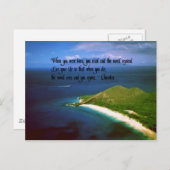 先住民アメリカ引用文 ポストカード (正面/裏面)