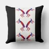 先住民アメリカ抽象芸術ココペリ装飾用クッション クッション (裏面)